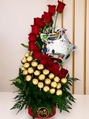 Creative Premium Chocolate Rose Arrangement