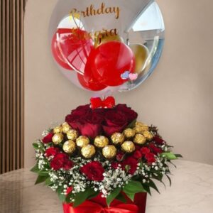 Premium Ferrero Rocher Chocolate Rose Hamper