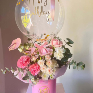 Celebration Flower Balloon Hamper
