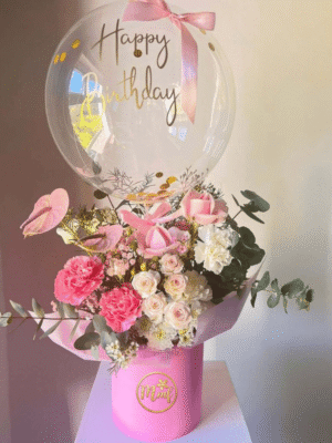 Celebration Flower Balloon Hamper