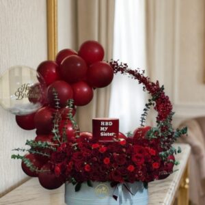 Signature Balloon Flower Arrangement