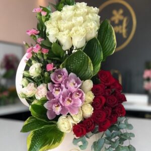 Luxe Sculptural Floral Masterpiece Arrangement