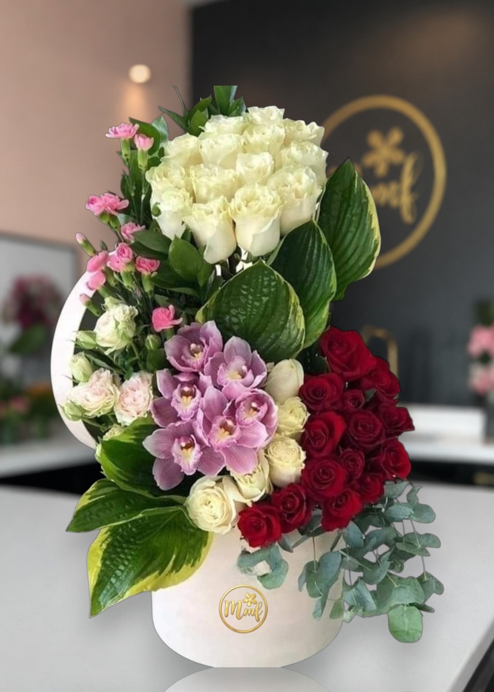 Luxe Sculptural Floral Masterpiece Arrangement