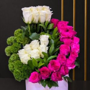 Premium Signature Tri-Color Blooms Arrangement