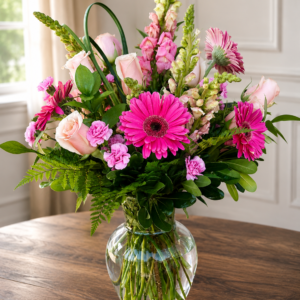 Premium Mix Flowers Vase