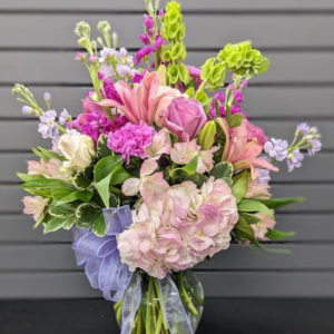 Premium Pastel Flower Vase Arrangement
