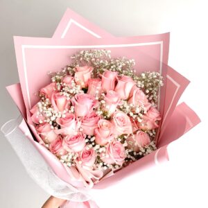 Premium Pink Rose Bouquet