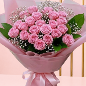 Elegant Pink Rose Bouquet for Special Occasions