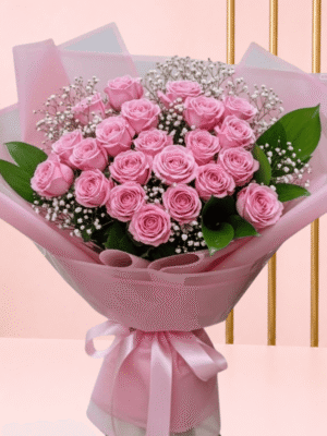 Elegant Pink Rose Bouquet for Special Occasions