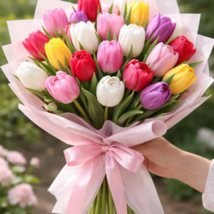Multi-Colored Premium Tulip Bouquet