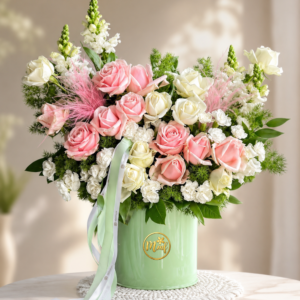 Pastel Elegance Fresh Flower Arrangement