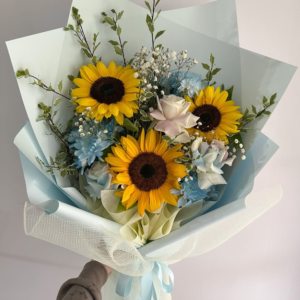 Sunshine Bloom Sunflower Bouquet – Vibrant Floral Gift