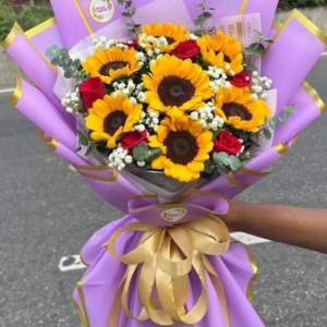 Beautiful Sunflower Bouquet for Congratulations & Celebrations