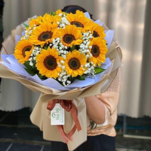 Premium Fresh Sunflower Bouquet