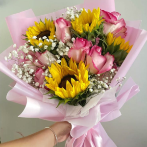 Cheerful Sunflower Bouquet – Brighten Someone’s Day