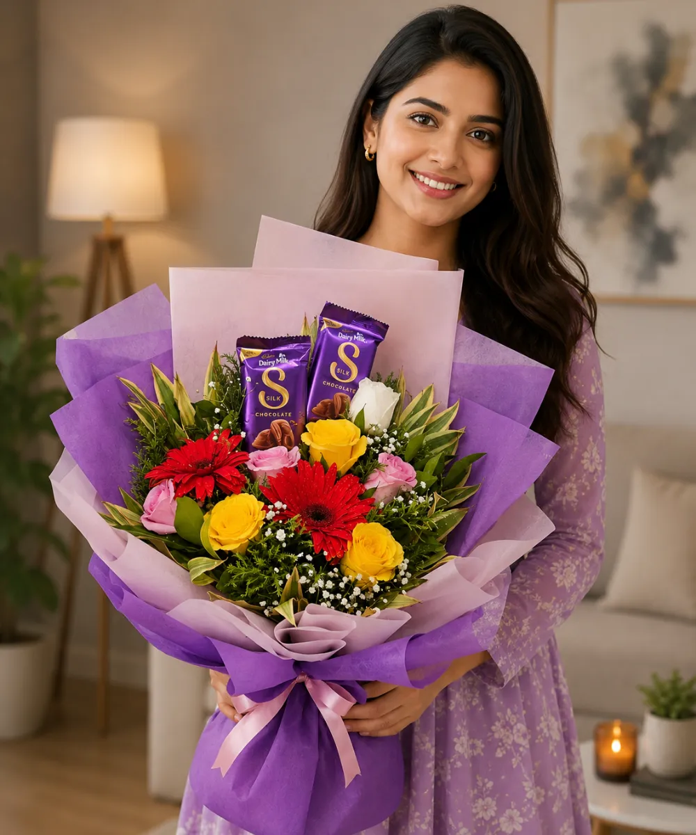 Premium Flower Chocolate Bouquet