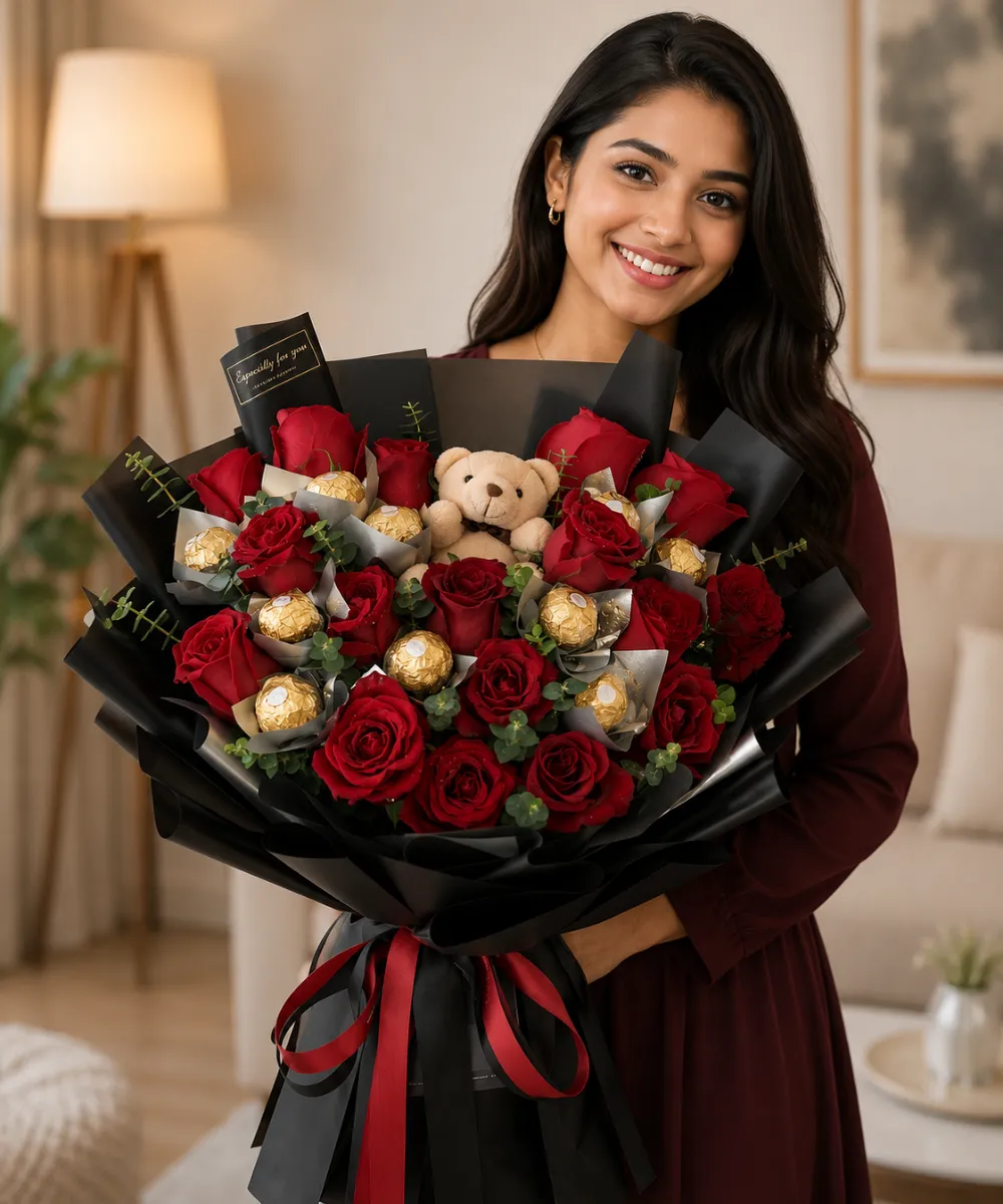 Luxury Chocolate Rose Bouquet