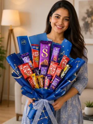 Premium Chocolate Bouquet – Birthday & Anniversary Gift