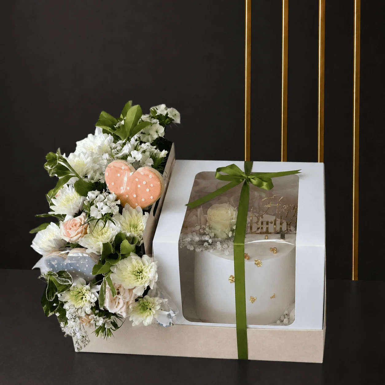Premium Mini Floral Cake Hamper
